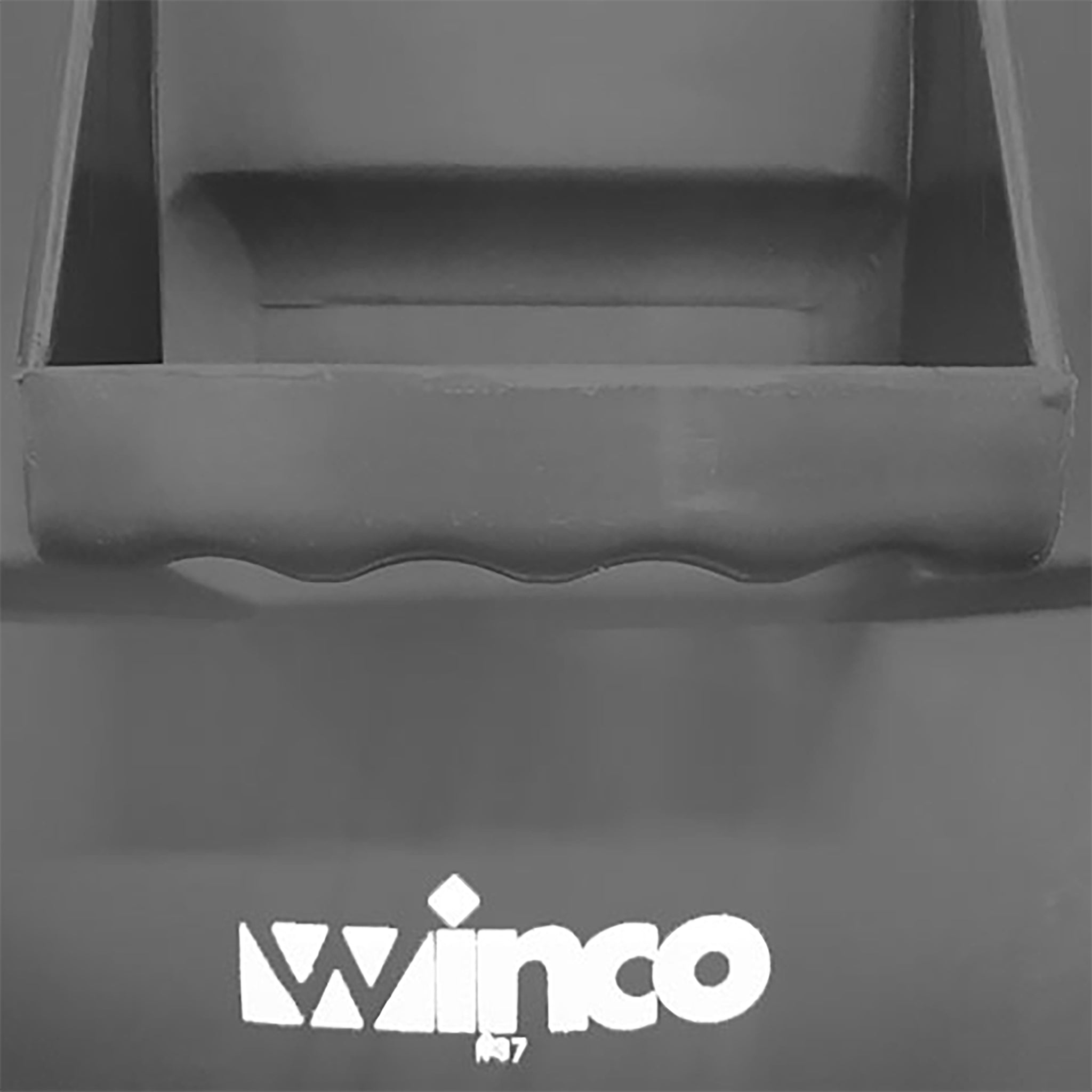 Winco 32 Gallon Gray Round Trash Bin-Phoenix Food Equipment