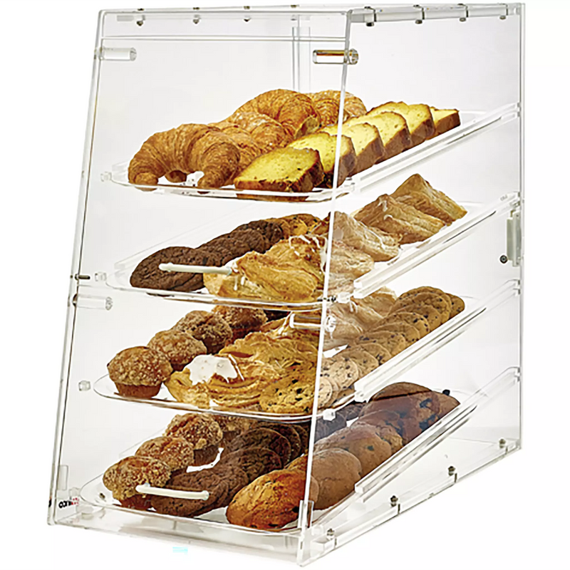 Winco ADC-4 Four Tier Acrylic Display Case-Phoenix Food Equipment