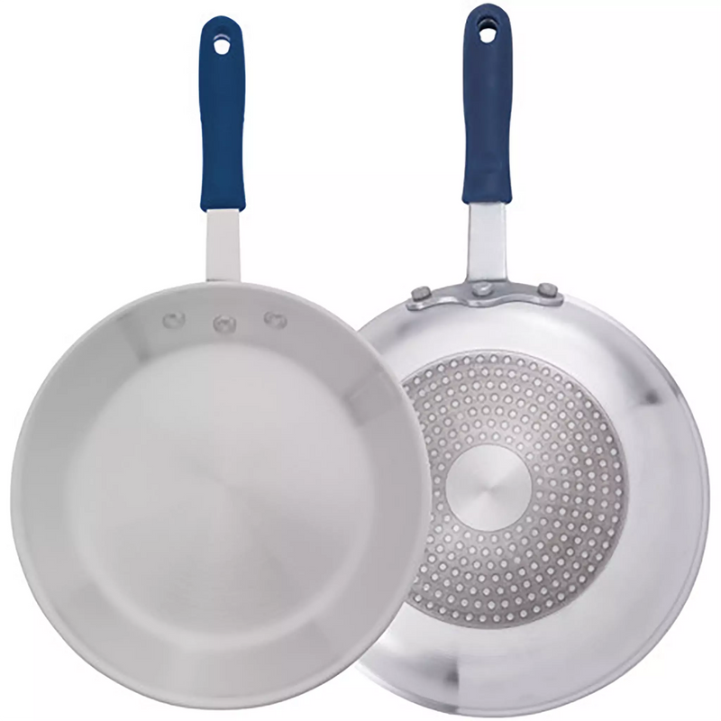 Winco AFPI Series Induction Natural Finish Aluminum Fry Pans - Various Sizes-Phoenix Food Equipment