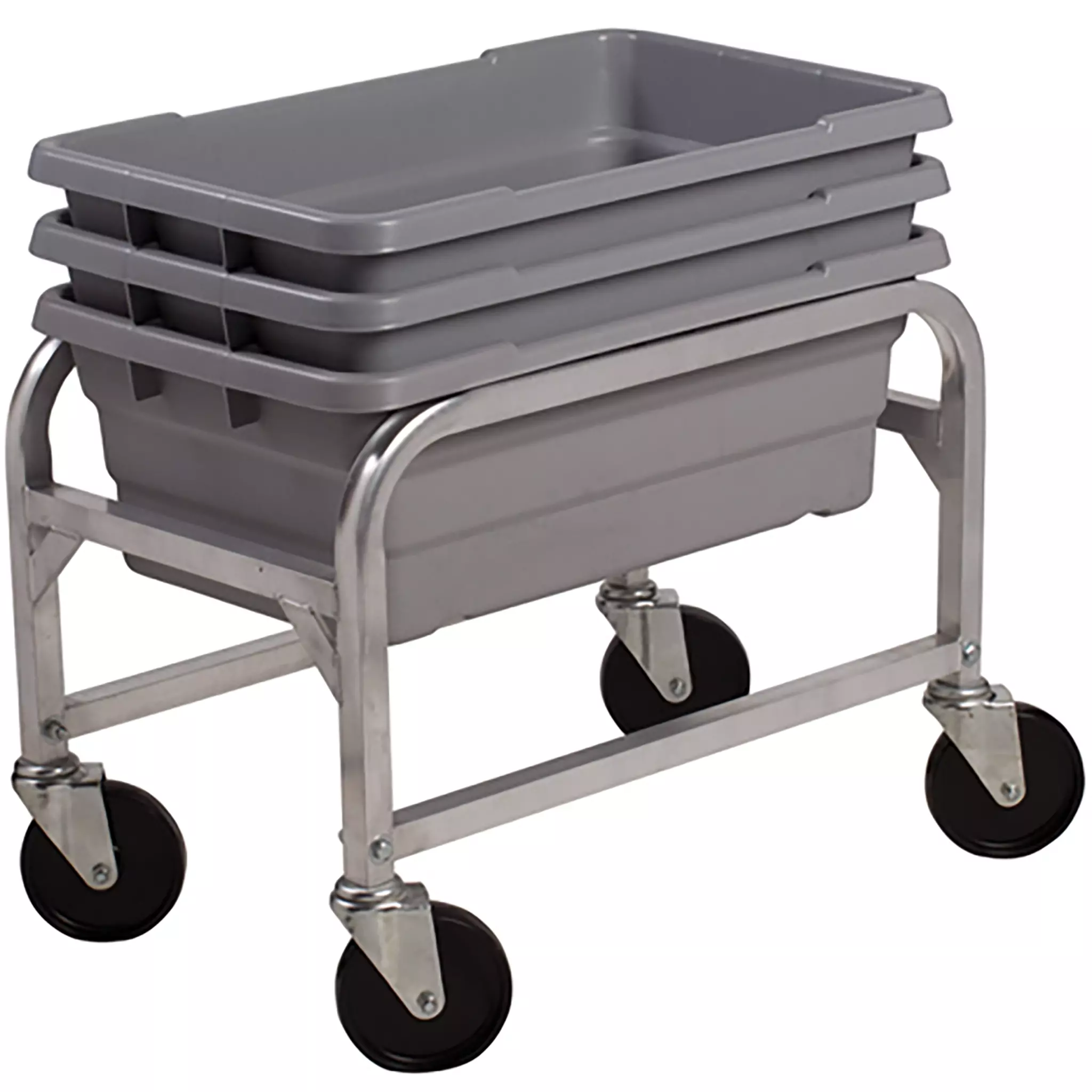 Winco Aluminum Bus Bin/Lug Box Cart-Phoenix Food Equipment