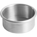 Winco aluminum layer cake pan, round seamless aluminum pan with deep straight sides, alternate size option