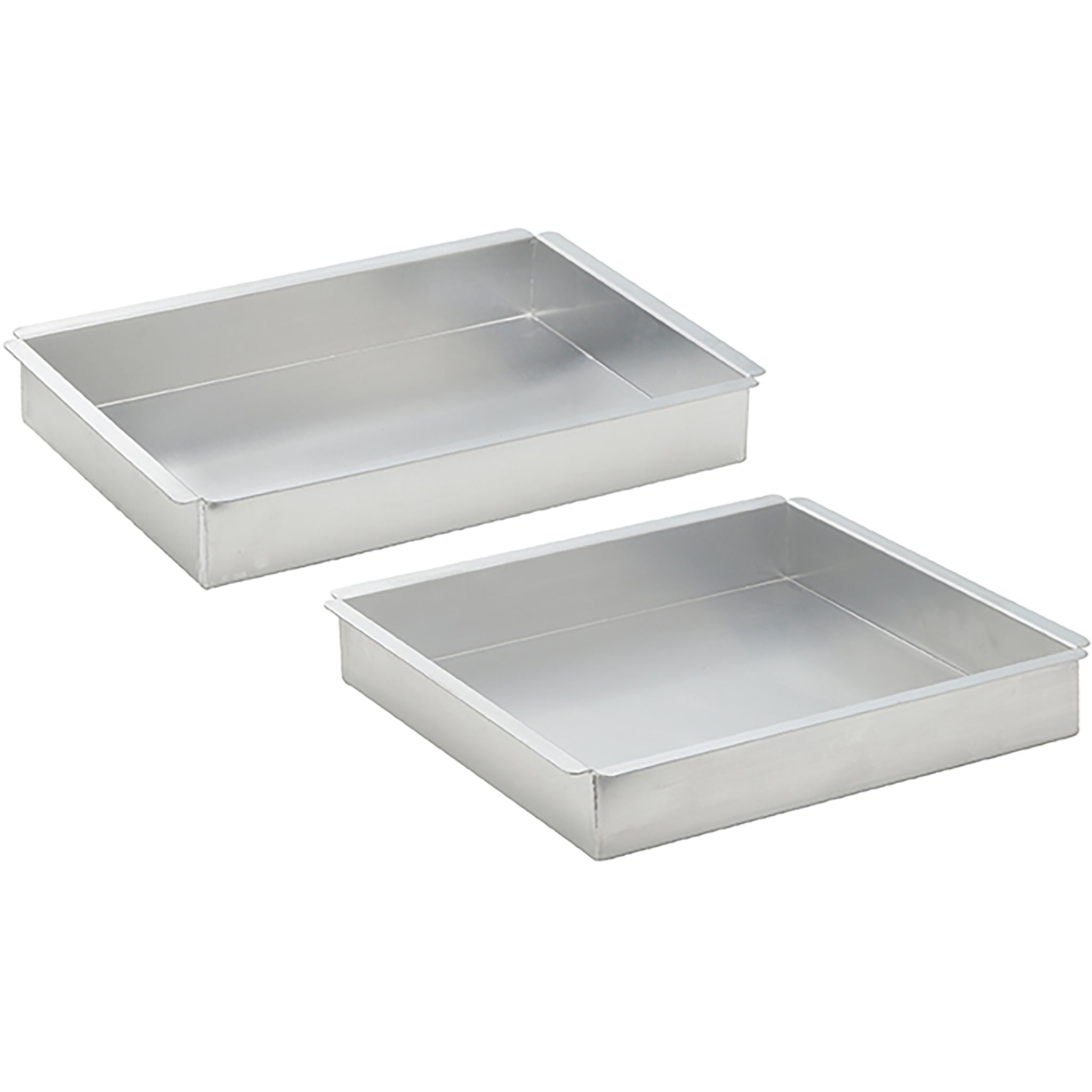 Winco Aluminum Square Layer Cake Pan - Various Sizes-Phoenix Food Equipment