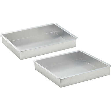 Winco Aluminum Square Layer Cake Pan - Various Sizes-Phoenix Food Equipment
