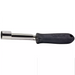 Winco apple corer with soft grip handle, round serrated stainless steel coring tube and black handle
