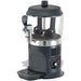 Winco BenchmarkUSA 21011 hot beverage and topping dispenser, black base, clear bowl and front dispensing tap