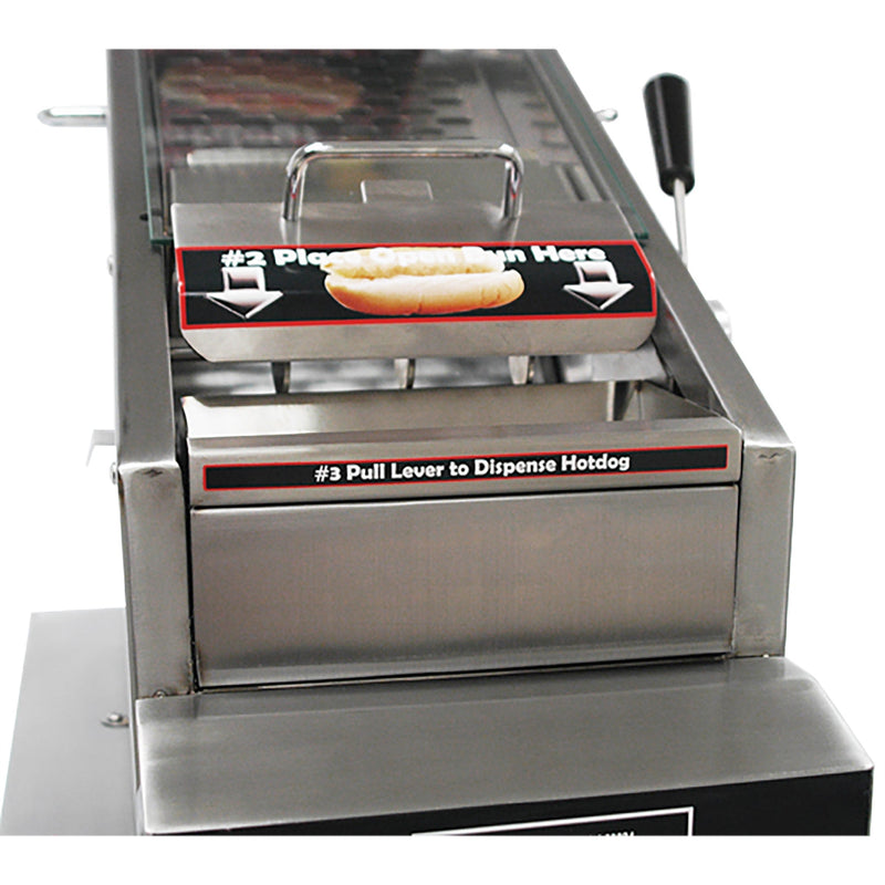 Winco BenchmarkUSA™ 60024 Space Saving Hot Dog & Bun Steamer-Phoenix Food Equipment