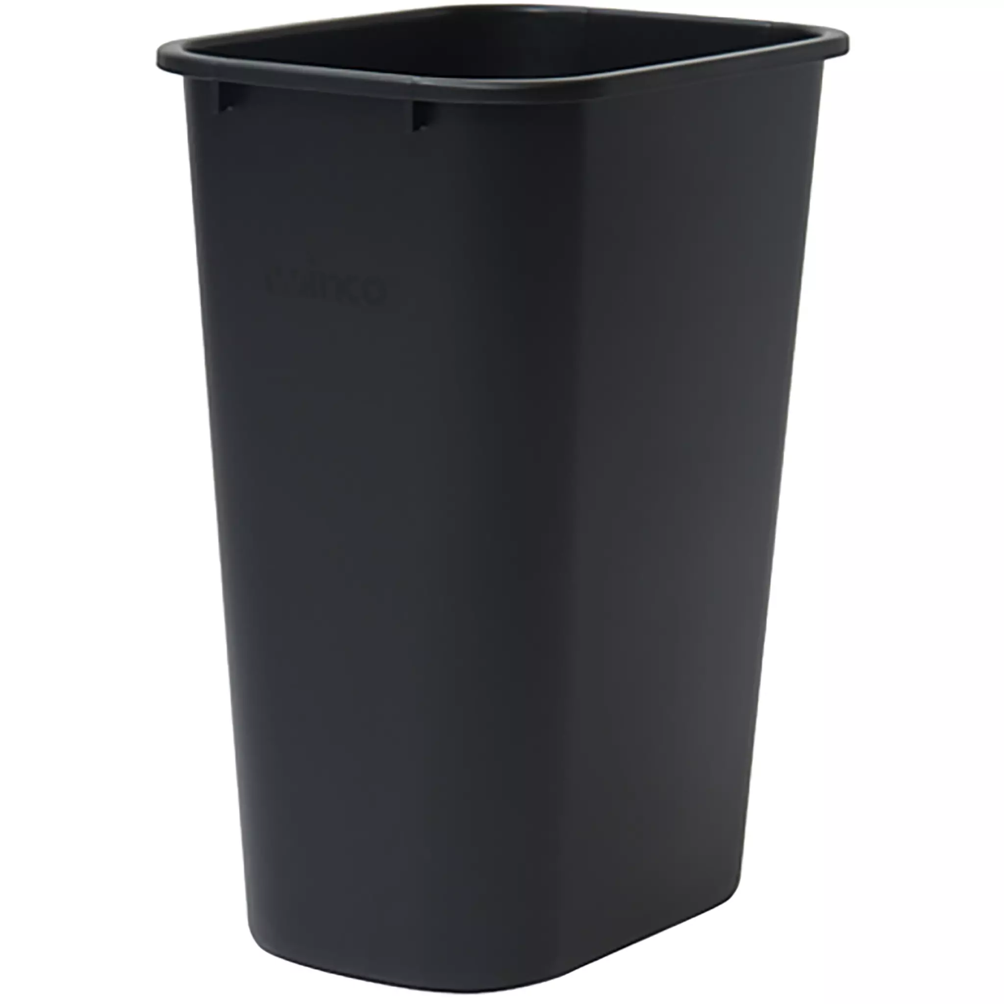 Winco Black Waste Basket - Various Sizes-Phoenix Food Equipment