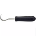Winco butter curler with soft grip handle, hooked serrated stainless steel blade and black non-slip handle