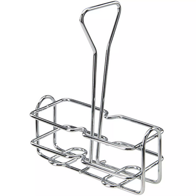 Winco Chrome-Plated Cruet Rack For 6 Oz Oil/Vinegar Bottles-Phoenix Food Equipment