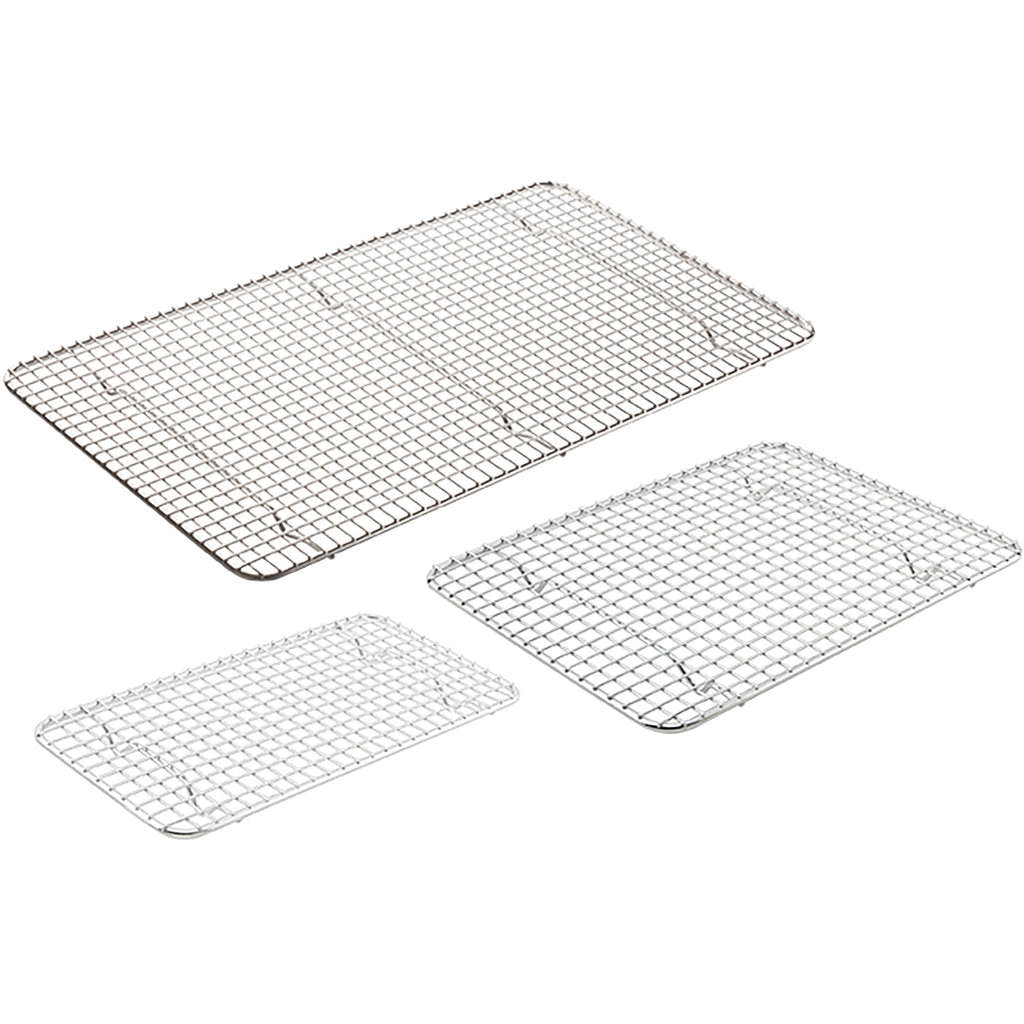 Winco Chrome-Plated Pan Grate/Rack For Steam Table Pan - Various Sizes