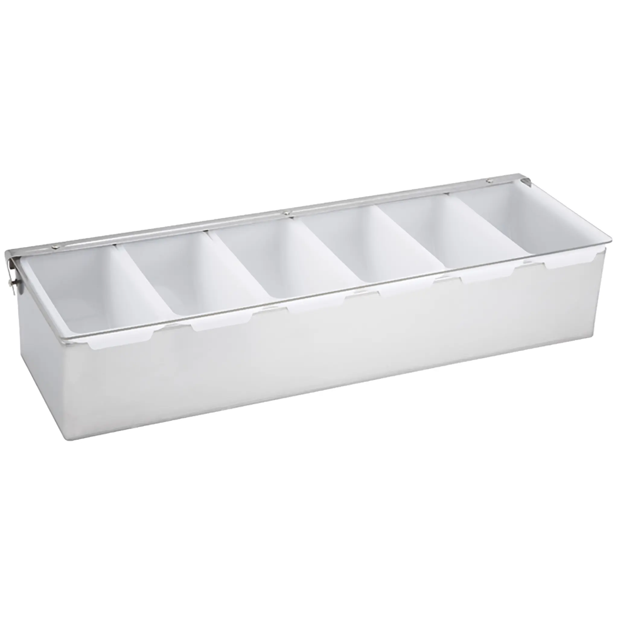 Winco Condiment Holder With Stainless Steel Base - Various Sizes-Phoenix Food Equipment