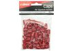 Winco cover caps for squeeze bottles, pack of 48 red caps in a clear resealable retail bag with header