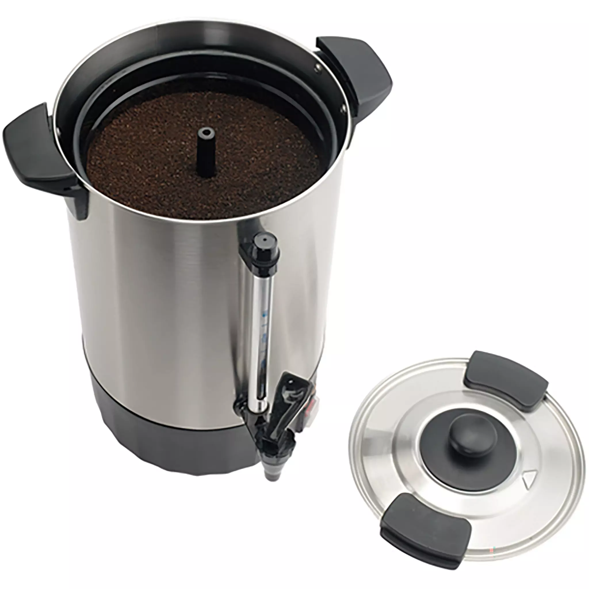 Winco ECU-100A 16L Electric Percolator & Hot Water Dispenser-Phoenix Food Equipment