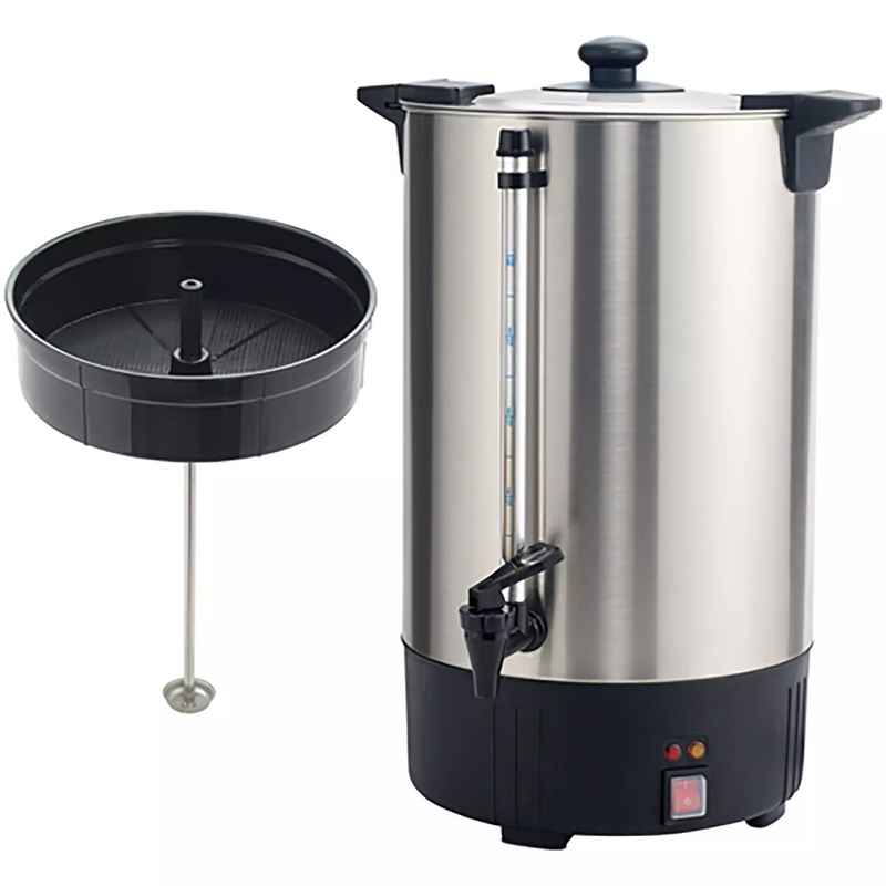 Winco ECU-100A 16L Electric Percolator & Hot Water Dispenser-Phoenix Food Equipment