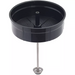 Winco ECU-50A 8L electric percolator, black coffee filter basket attached to stainless steel pump stem