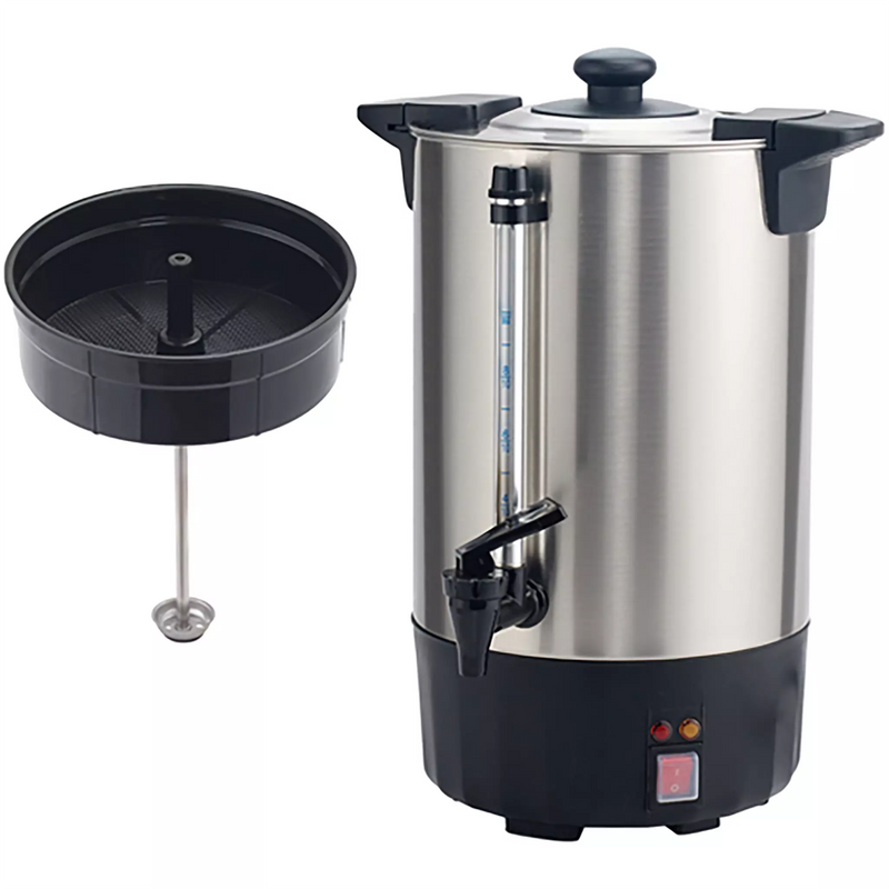 Winco ECU-50A 8L Electric Percolator & Hot Water Dispenser-Phoenix Food Equipment