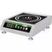 Winco EICS-18C/EICS-34 electric induction cooker, stainless steel countertop unit with black glass top and keypad