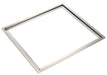 Winco EIDS-TR stainless steel trim frame for EIDS-series drop-in induction cookers, angled side view