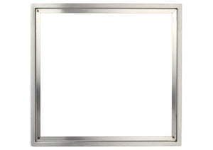 Winco EIDS-TR stainless steel trim frame for EIDS-series drop-in induction cookers, square frame, top view