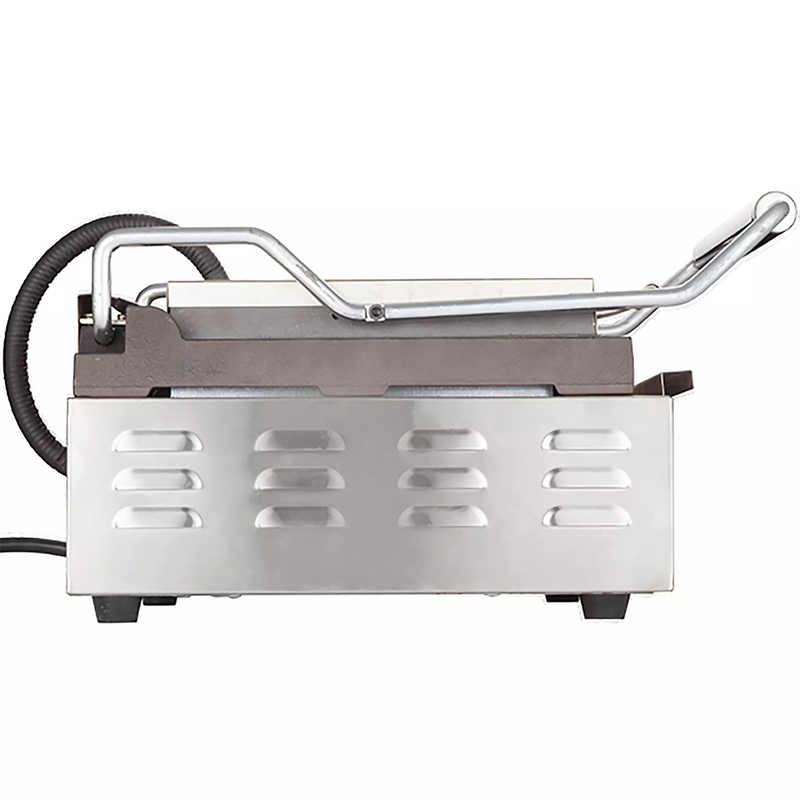 Winco EPG-1C Single 14" x 12" Press Panini Grill - Ribbed Grill Surface-Phoenix Food Equipment