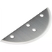 Winco FVS-1B stainless steel half-moon replacement blade for the FVS-1 slicer, part of a two piece set