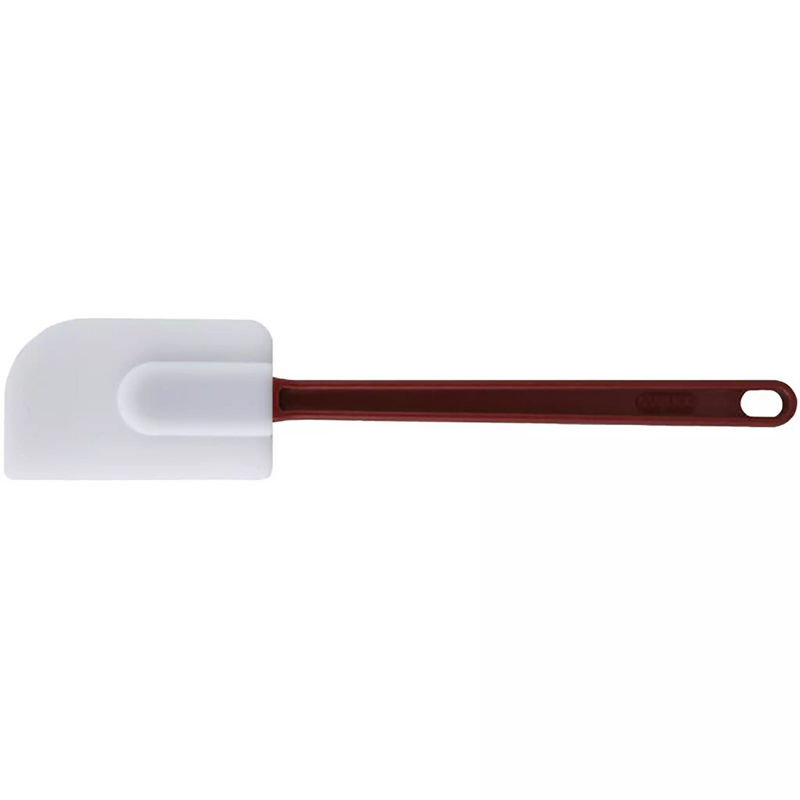 Winco Flat Blade Heat Resistant Silicone Spatula Scraper - Various Sizes-Phoenix Food Equipment