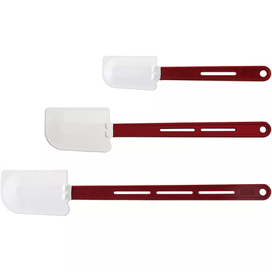 Winco Flat Blade Heat Resistant Silicone Spatula Scraper - Various Sizes-Phoenix Food Equipment