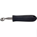 Winco fruit and vegetable stem corer, stainless steel toothed coring tip with a black soft grip handle