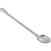 Winco heavy-duty stainless steel perforated basting spoon, longest size option with slim handle