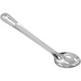 Winco heavy-duty stainless steel slotted basting spoon with hanging hole handle, second size option