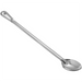 Winco heavy-duty stainless steel solid basting spoon, longest size option with slim handle and small bowl