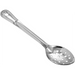Winco heavy-duty stainless steel perforated basting spoon for draining liquids, shortest size option