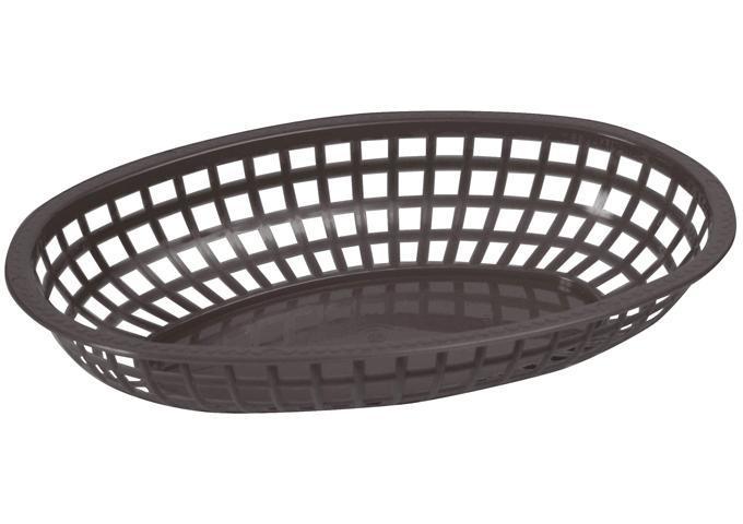 Winco Large Oval Fast Food Basket (Pack of 12)-Phoenix Food Equipment