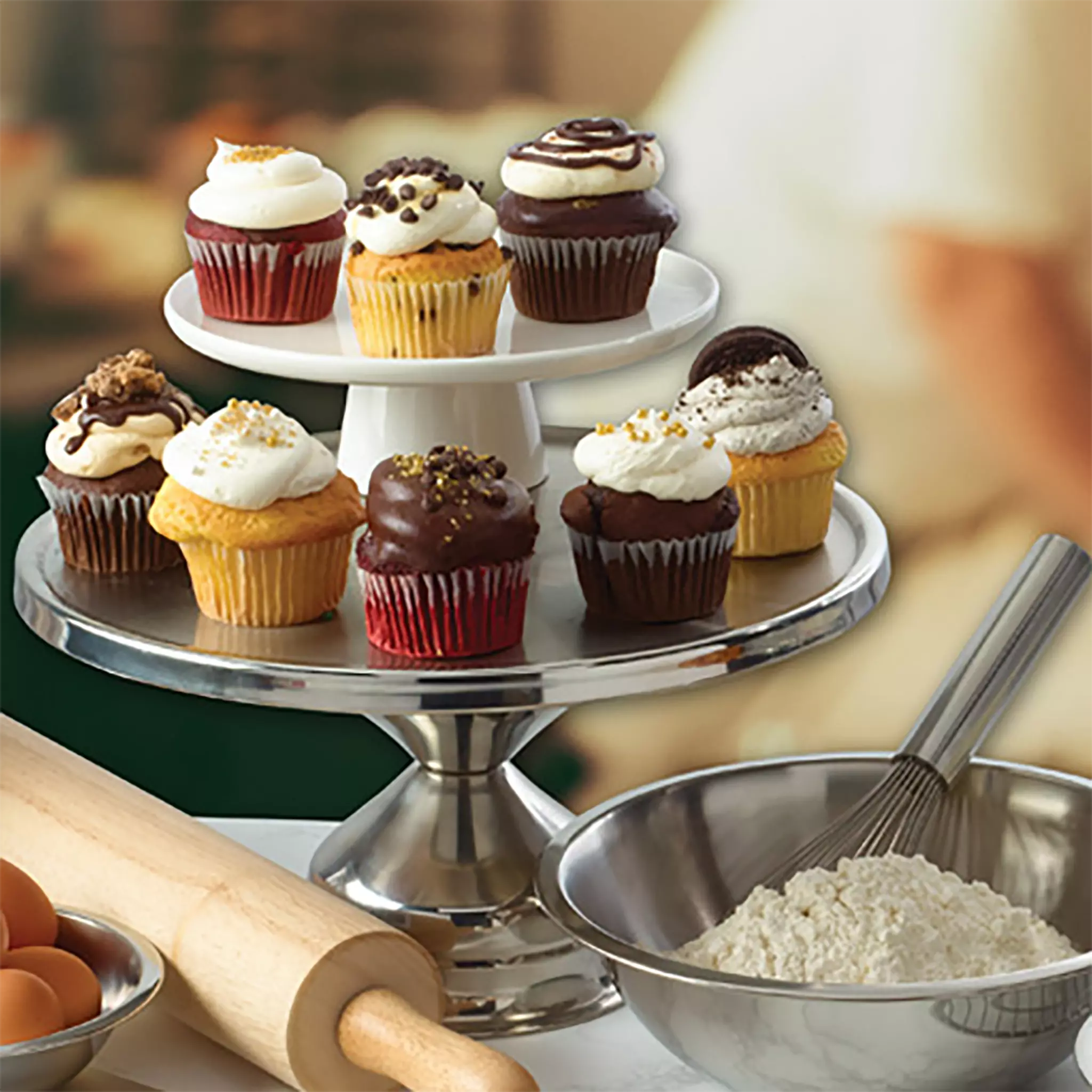 Winco Metal Cake Stand-Phoenix Food Equipment
