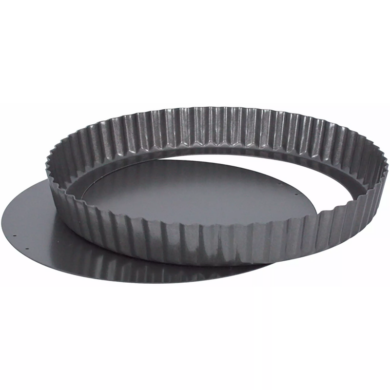 Winco Non-Stick Aluminized Carbon Steel Quiche Pan - Various Sizes-Phoenix Food Equipment