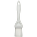 Winco nylon pastry and basting brush, small flat size with white plastic handle and hanging hole