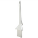 Winco nylon pastry and basting brush, side profile showing the white handle with built-in hook notch