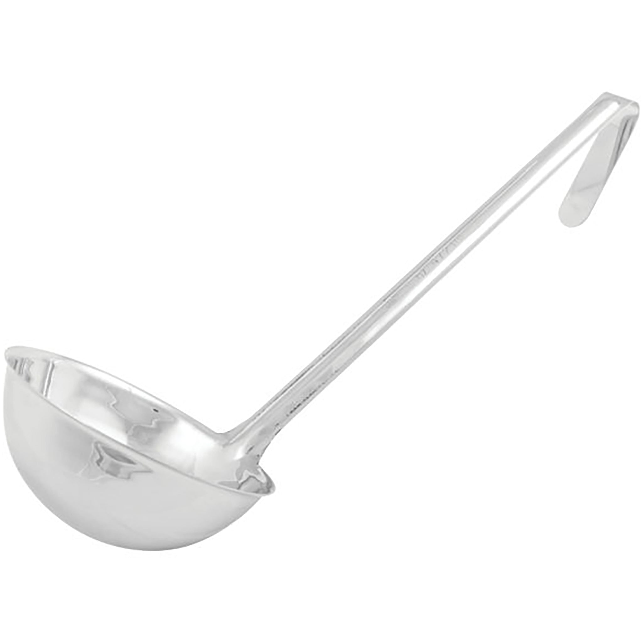 Winco One-Piece Stainless Steel Ladle - Various Sizes-Phoenix Food Equipment