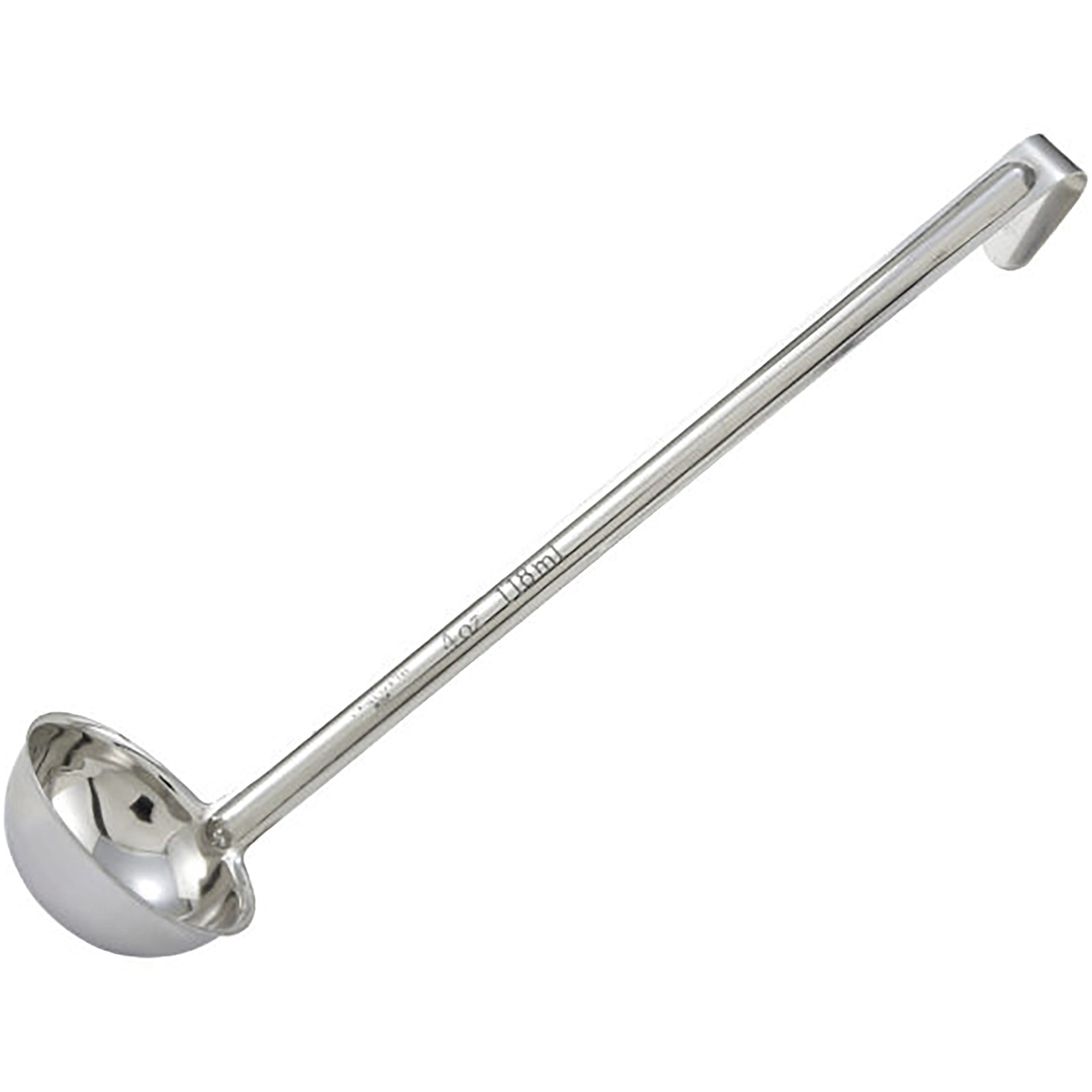Winco One-Piece Stainless Steel Ladle - Various Sizes-Phoenix Food Equipment