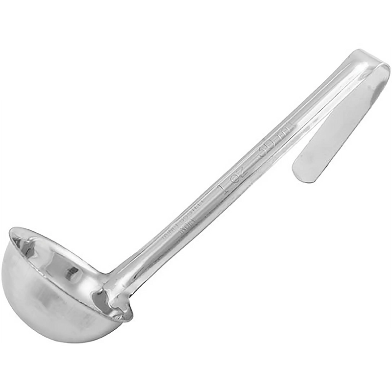 Winco One-Piece Stainless Steel Ladle With 6″ Handle - Various Sizes-Phoenix Food Equipment