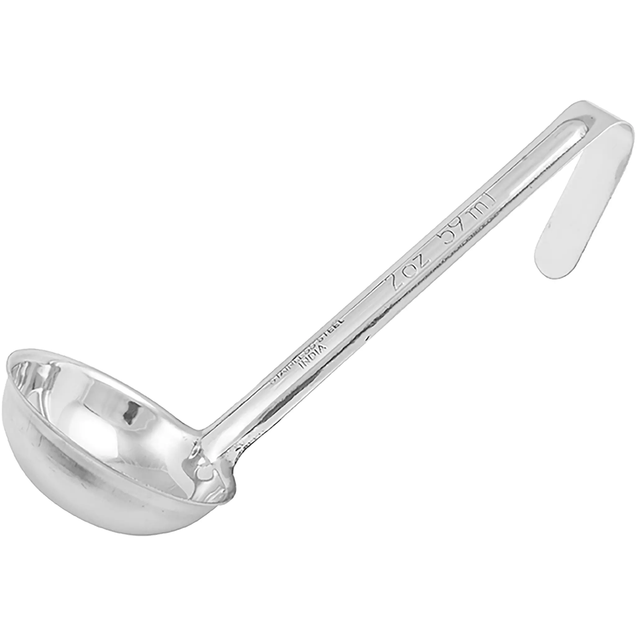 Winco One-Piece Stainless Steel Ladle With 6″ Handle - Various Sizes-Phoenix Food Equipment