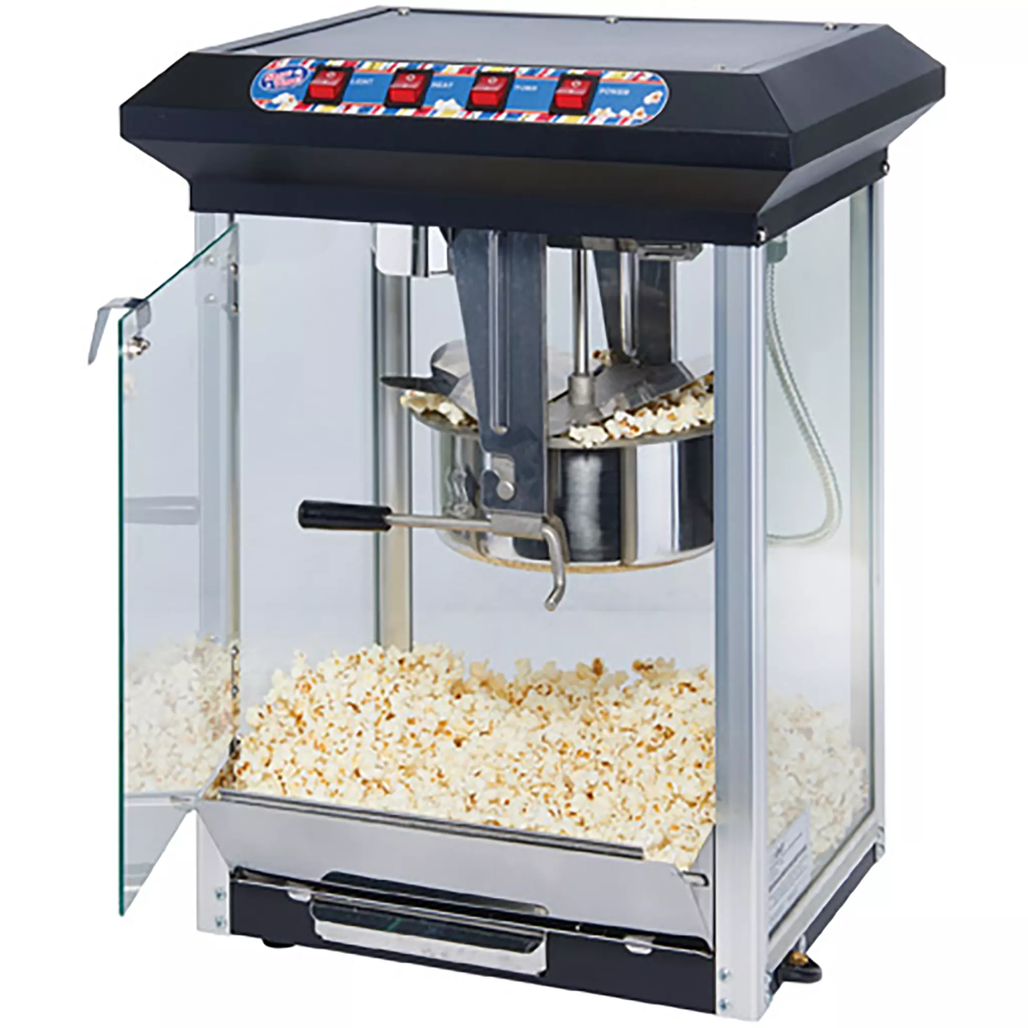 Winco POP-8B Electric Popcorn Machine - 8 Oz-Phoenix Food Equipment