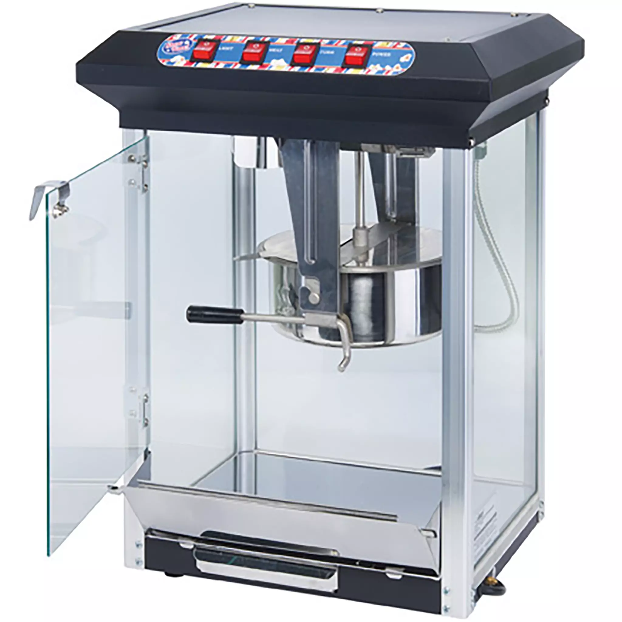 Winco POP-8B Electric Popcorn Machine - 8 Oz-Phoenix Food Equipment
