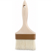 Winco flat boar bristle pastry and basting brush, widest size option shown with thick natural bristles