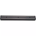 Winco plastic magnetic knife holder, smallest size, black wall-mount bar with magnetic strip and screw holes