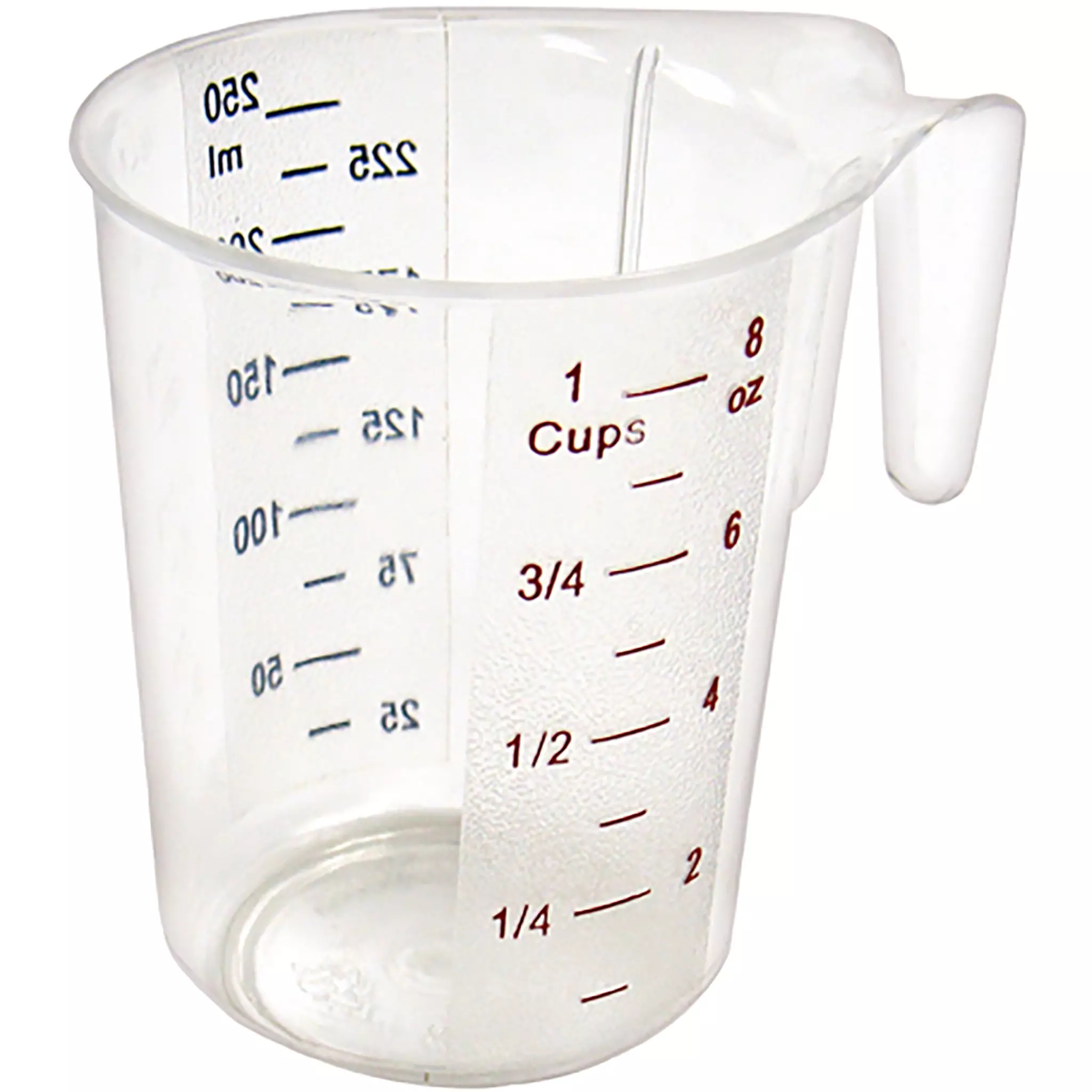 Winco Polycarbonate Measuring Cup With Colour Graduations - Various Sizes-Phoenix Food Equipment