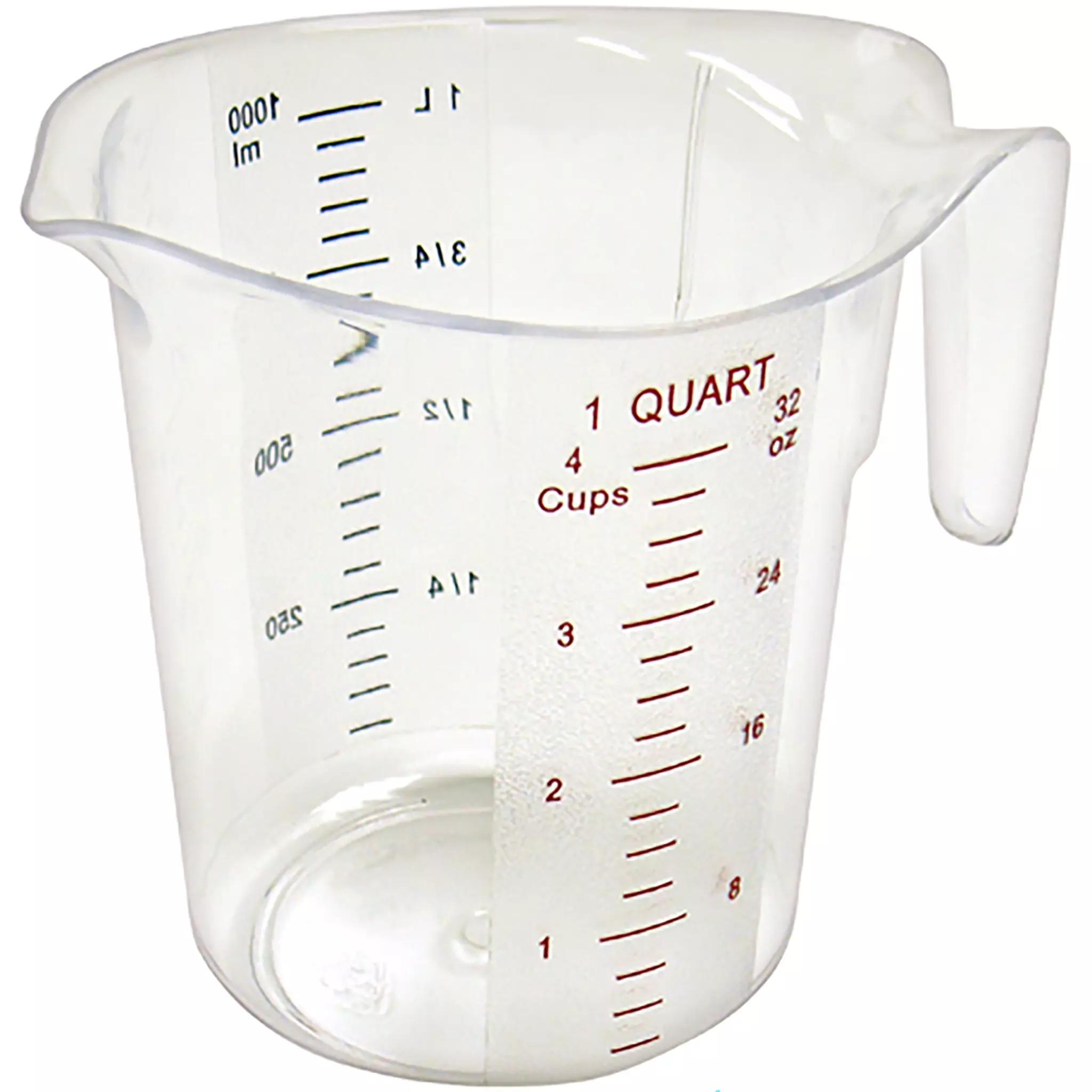 Winco Polycarbonate Measuring Cup With Colour Graduations - Various Sizes-Phoenix Food Equipment