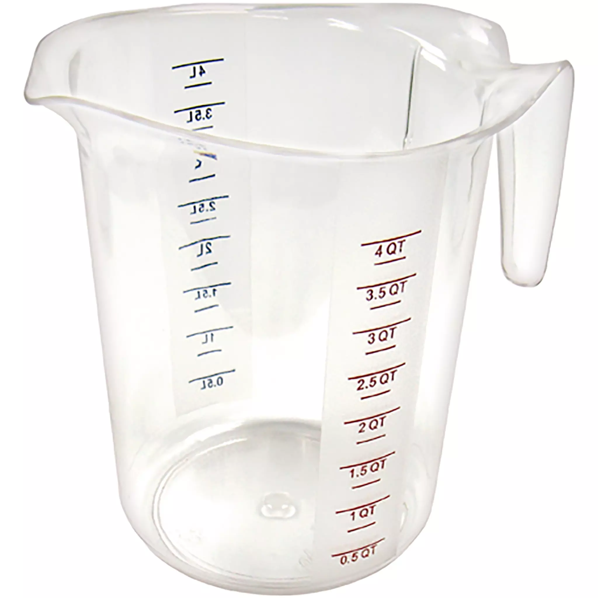 Winco Polycarbonate Measuring Cup With Colour Graduations - Various Sizes-Phoenix Food Equipment