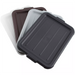 Winco polypropylene dish bin covers in various colours, black, brown, grey and white lids shown fanned together