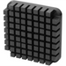 Winco black plastic pusher block replacement for HFC-series French fry cutter, larger cut size, angled view